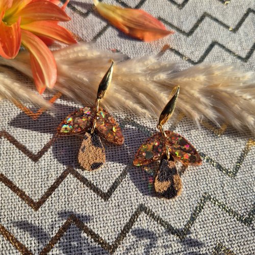 boucles champini léopard