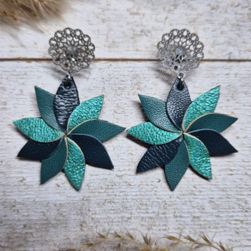 boucles flora vertes