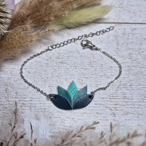 bracelet lotus verts